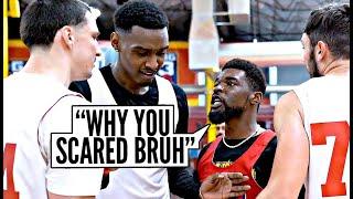 Big 3 Combine Got SPICY!! Defender Was SCARED To Guard Hezi God w/ NBA Pros & Ice Cube Watching!