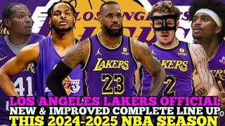 LOS ANGELES LAKERS OFFICIAL NEW & IMRPOVED COMPLETE LINE UP THIS 2024-2025 NBA SEASON