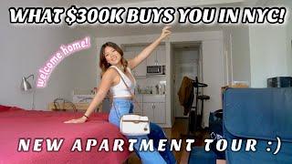 WHAT $300K BUYS YOU IN NYC *my apartment tour*