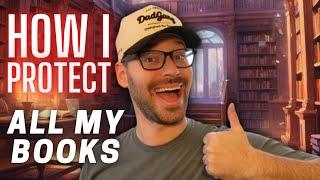 How I Protect My Books | Mylar Wrapping Hardcovers