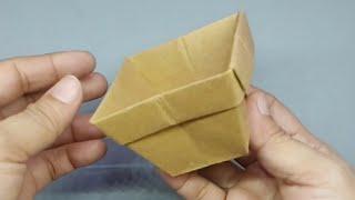 DIY MINI PAPER PLANT POT MAKING / ORIGAMI PLANT POT TUTORIAL VIDEO