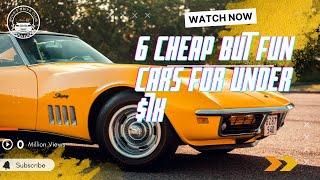 Cheap Fun Cars You Can Buy For $7K That You Can ALSO Tune!