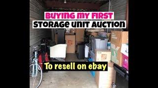 Buying My First Storage Unit To Resell On Ebay