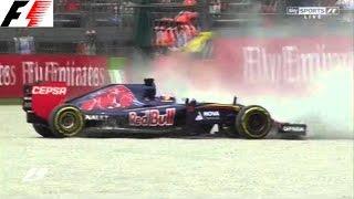 Max Verstappen Spin F1 2015 Italian GP Free Practice 2