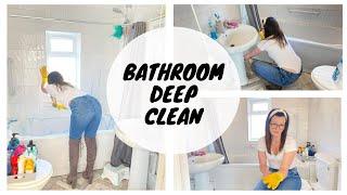 Clean With Me | Bathroom Deep Clean | Kate Berry | Natural Sounds