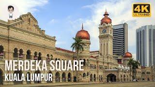 Morning Walk Around Merdeka Square | Dataran Merdeka | Kuala Lumpur | Walking Tour 2022 [4K]