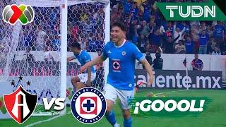 ¡QUÉ VOLEA Y QUÉ GOLAZO! Gutierrez en plan grande | Atlas vs Cruz Azul | Liga Mx -AP24 - J16 | TUDN