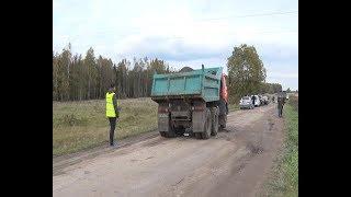 Объездную дорогу Карабиха - Веденье в Ярославском районе уже начали ремонтировать