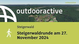 Flyover-Video: Steigerwaldrunde am 27. November 2024