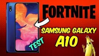 Samsung Galaxy A10 - Fortnite Mobile Performance ( Short Gameplay )