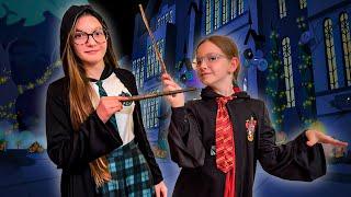  Halloween la ȘCOALĂ  Sofia și Sara personaje din Harry Potter 