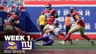 Minnesota Vikings vs. New York Giants Game Highlights | NFL 2024 Season