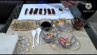 how to make yummy and easy chocolate sushi rolls