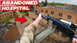 Abandoned Hospital WW2 M1919 Airsoft Gameplay!