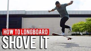 How To Longboard: Shove It Trick Tip (EASY)