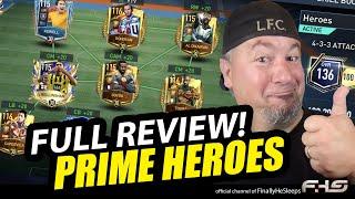 FULL PRIME HEROES REVIEW! - FC Mobile (FIFA) - Al Owairan Donovan Govou Toure Capdevila