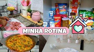 ORGANIZAÇÃO DAS COMPRAS DO MÊS - FIZ SOPA DELICIOSA E BEM CREMOSA - RECEBIDOS TOP - MARYA ALVES