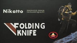 Unboxing| Nikatto JAPAN-Outdoor Folding knife Camping Fishing F82 Opening Review распаковка 拆箱