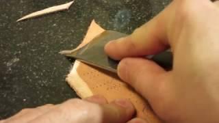 Skiving knife - cutting test