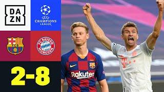 Bayern-Tornado fegt über Barca hinweg: FC Barcelona - FC Bayern 2:8 | UEFA Champions League | DAZN