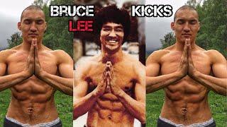 Bruce Lee beautiful kicks