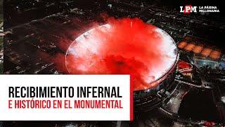 Recibimiento INFERNAL e histórico en el Monumental - River vs. Mineiro - Copa Libertadores 