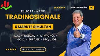 12h live 🟢 Kauf- und  Verkaufssignale für DAX, NASDAQ, WTI-Crude Oil, Gold, EUR/USD, BTC/USDT