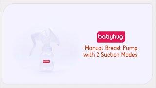 Manual Breast Pump With 2 Suction Modes