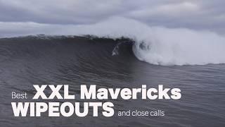 XXL Mavericks WIPEOUTS - Best Surf Wipeouts from Huge Wave Swell California