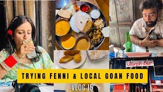 Trying FENIat Joseph bar & exploring Cafes & local GOAN FOOD at PANJIM, GOA