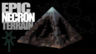 Building a Ruined Space Pyramid - Necron Terrain