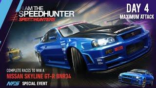 Nissan Skyline GT-R BNR34 ( I Am The Speedhunter ) Day 4 | Need For Speed: No Limits