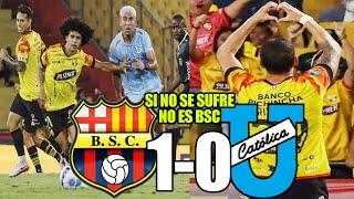 TE AMOOO OCTAVIO RIVERO! BARCELONA SC 1-0 U CATOLICA! SUFRIENDO PERO VICTORIA CLAVE