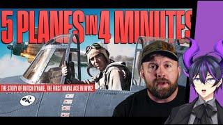 "American Pilot Obliterates 5 Enemy Planes In 4 Minutes" | Kip Reacts to The Fat Electrician
