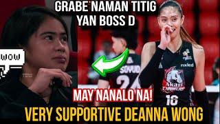 Spotted Very Supportive Deanna Wong