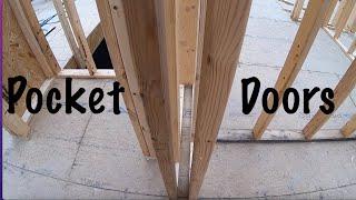 House Build: Pocket Doors And More #framing #pocketdoors #roofsheathing