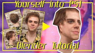 YOURSELF as a PS1 Style Character | Blender Beginner Tutorial