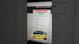 check out my review video of the #clickfunnels funnel challenge #funnelbuilder #funnelbuildersecrets