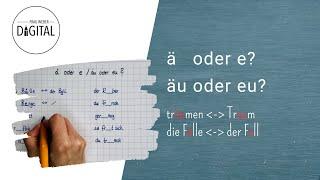 ä oder e/ äu oder eu? - so findest du es heraus. (inkl. Arbeitsblatt)