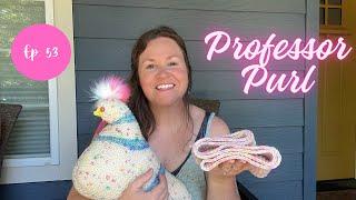 Episode 53: Two Test Knitting Calls and a Silly Chicken || Professor Purl Podcast