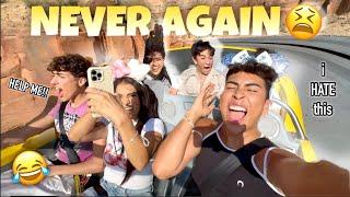 this is why I HATE ROLLER COASTERS!! | Louie's Life