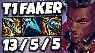 T1 Faker Lucian vs Azir [ MID ] Patch 14.14 Korea Grandmaster 