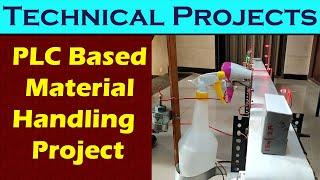 PLC based material handling system | Top Engineering Projects | diploma project | 2021 projects