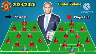 Manchester Line Up Player In & Player Out Under Zidane Season 2024/2025