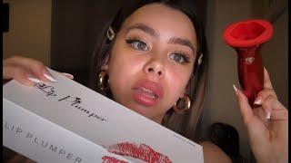 I TESTED AN ELECTRIC LIP PLUMPER | AT HOME LIP INJECTIONS *crazy results*