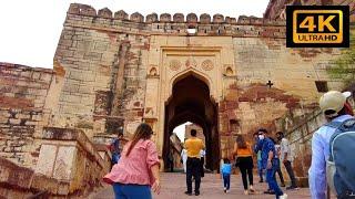 4K Walk Jodhpur "Blue City" | Exploring Mehrangarh Fort - Rajasthan Tour