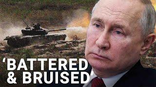 Putin is ‘battered and bruised’ as he is ‘confronted by the consequences of his misrule’