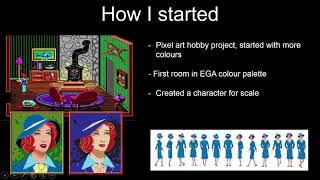 Presentation: The Crimson Diamond, Pixel Art, and Making Games!