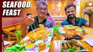 টেবিল ভর্তি সীফুড! DEEP SEA PLATTER | BEST SEAFOOD Restaurant in CHITTAGONG | Hunger Killers