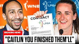 Caitlin Clark's New LPGA Deal LEAVES WNBA Players Speechless!